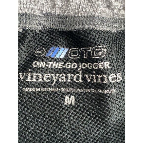Vineyard Vines OTG On The Go Knit Jogger Shorts Men’s M 7” Inseam Gray Stretch - Picture 7 of 13